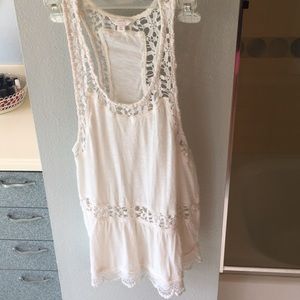 White tank top